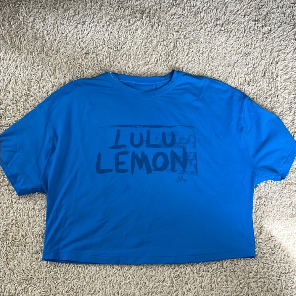 Lululemon Blue Graphic T-Shirt